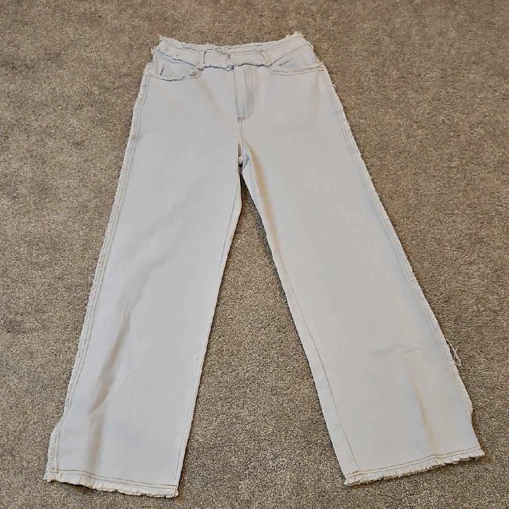 311 Elegant Light Blue Wide Leg Jeans